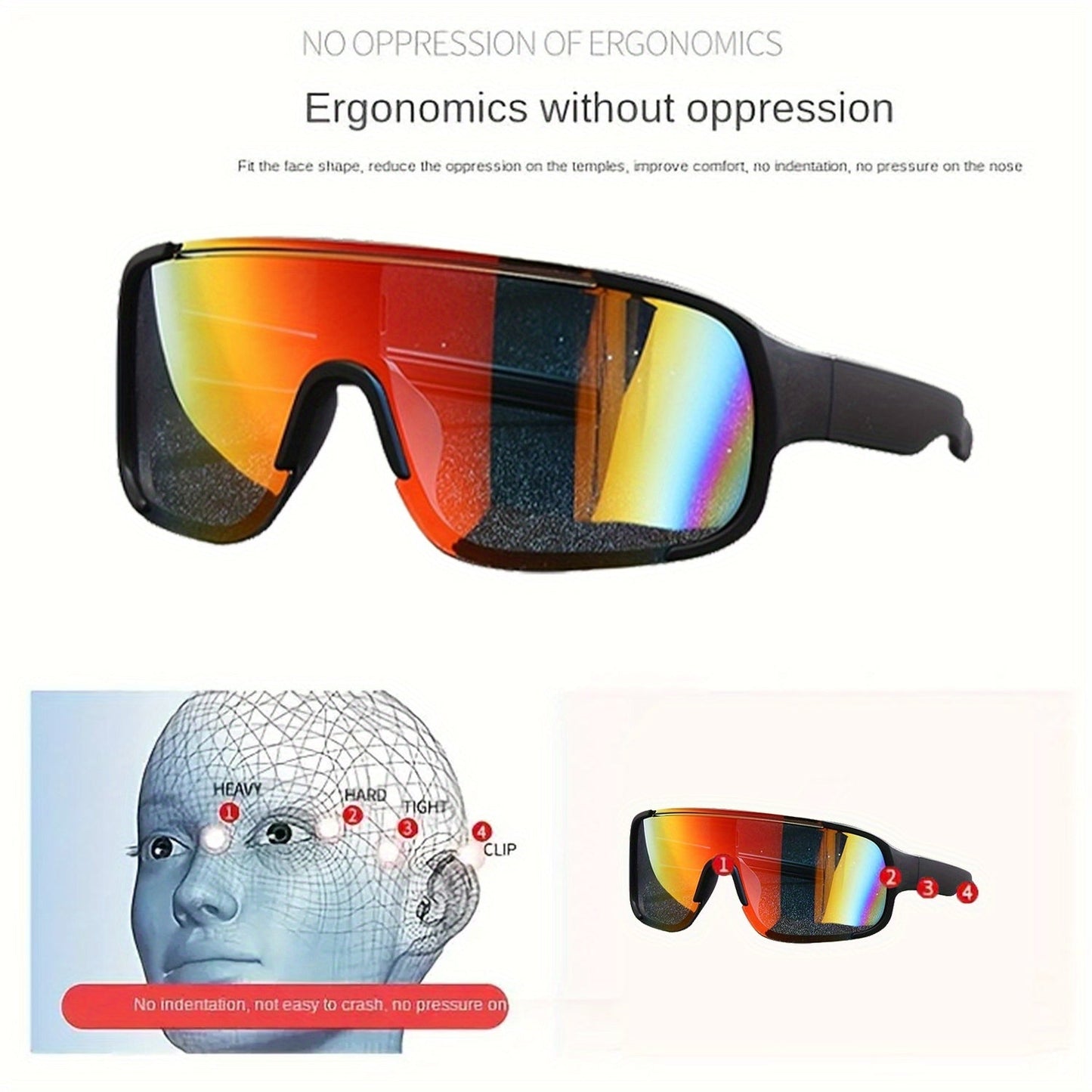 Sports Sunglasses Bulk Set – 6 or 12 Pairs, Lightweight PC Frame, UV Protection, Anti-Glare High-Definition Lenses, Unisex Driving & Outdoor Eyewear, Futuristic Style