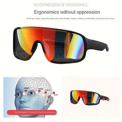 Sports Sunglasses Bulk Set – 6 or 12 Pairs, Lightweight PC Frame, UV Protection, Anti-Glare High-Definition Lenses, Unisex Driving & Outdoor Eyewear, Futuristic Style