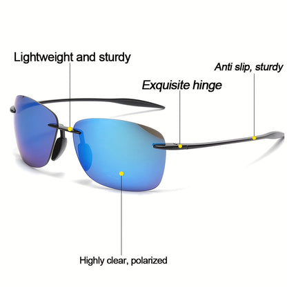 Polarized Sunglasses for Men – 3 or 6 Pack UV400 Protection Anti-Glare HD Lenses, Lightweight PC Frame, Driving & Outdoor Sports Glasses, Bulk Gift Set for Him