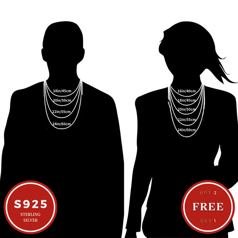 18K Gold Plated 925 Sterling Silver Snake Bone Chain Necklace for Women and Men with Gift Box Sizes 18 to 24 Inch Elegant Minimalist Couple Necklace Birthday Anniversary Party Gift