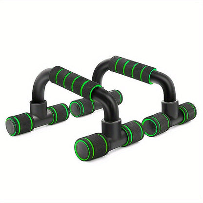 Ergonomic Push-Up Bars Non-Slip 300 Lbs Textured Foam Grips Portable Strength Training Push Up Stands for Home Gym Workout Wrist Support Easy Assembly Fitness Gift Blue Red Green