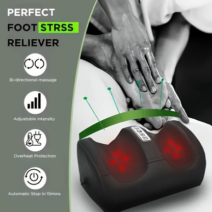 Electric Foot Massager with Heat – Deep Kneading & Compression for Legs, Feet & Arms, Home & Office Use, Multiple Models with Foot Covers