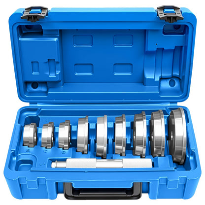 Bearing Press Kit 10-Piece – Bearing Race & Seal Bushing Driver Installation Set with 9 Double-Sided Adapters, Universal Fit for Cars, Trucks & SUVs, Professional Mechanic Tool