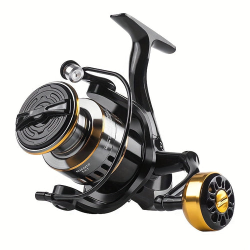 Spinning Fishing Reel HE1000-7000 – 5.2:1 Gear Ratio 22LB Max Drag Metal Body Left Right Hand Interchangeable Smooth Sensitive for Freshwater Saltwater Bass Trout Carp Fishing