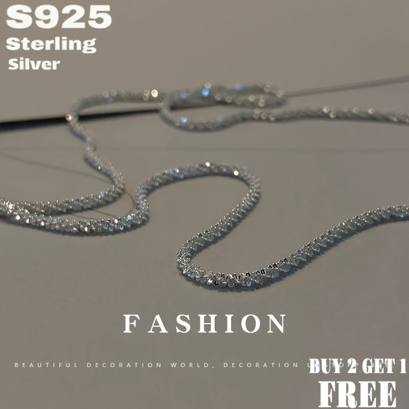 925 Sterling Silver Sparkling Star Necklace for Men & Women – Minimalist Sky Star Pendant Chain, Unisex Dainty Jewelry with Gift Box, Sizes 16-24 Inch, Perfect Gift for Couples & Parents