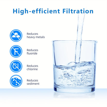 Personal Water Filter Straw 0.1 Micron 4-Stage Filtration Mini Water Purifier, Lightweight Portable Survival Gear for Hiking Camping Travel Emergency Preparedness, 1 or 2 Pack Options