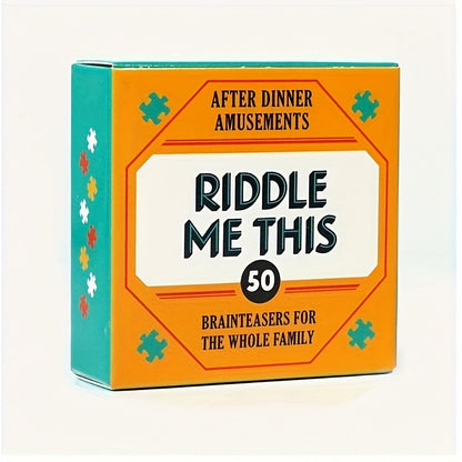 After Dinner Amusements How Well Do You Know Me 50-Question Conversation Starter Card Game for Family and Friends Portable Game Night Camping Holiday Gift