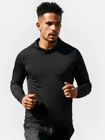 5-Pack Men's Quick-Dry Moisture-Wicking Hooded Sweatshirts Full-Zip Athletic Pullover for Gym Running Outdoor Casual Wear Mixed Colors S-XXXL