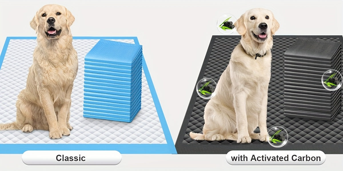Dog Pee Pads XXXXL Extra Large 8-Layer Super Absorbent Leakproof Disposable Puppy Training Pads – 40/60/80/120 Count – For Dogs, Cats, Rabbits & Post-Surgery Use – Velora