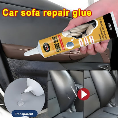 Car Interior Sealant & Plastic Repair Adhesive Kit – Seat Adhesive, Super Windproof Strip Glue & Sealing Pad for Car Body, Door, Trim & Interior Repair – Fast-Fix Auto Repair Glue