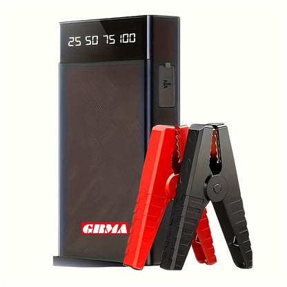 2000A Peak Portable Car Jump Starter Wireless Battery Booster – 12V Quick Start for Gas (8.0L) & Diesel (1.72 Gal) Engines with USB Input/Output, LED Emergency Light – Car Accessory & Emergency Tool