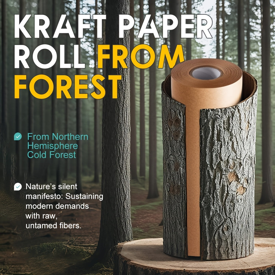 Kraft Paper Roll 80GSM for Gift Wrapping, Bouquet Flower Packing, Bulletin Board, Craft Art, Moving & Shipping – Available in Black, Red, Brown & White – Multi-Size Wrapping Paper Roll