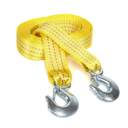 Heavy Duty Recovery Tow Strap 11000 LBS 4M/13FT – Forged Steel Hook Trailer Winch Strap for Off-Road Vehicle Rescue, Emergency Towing for SUV Truck Pickup 4x4, Essential Off-Road Recovery Kit