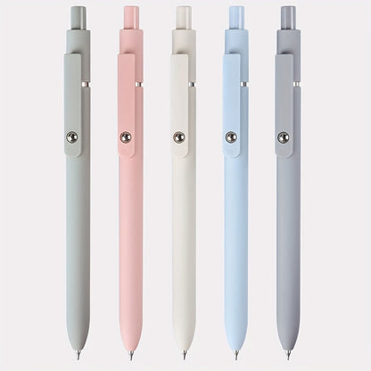 Retractable Gel Pens 0.5mm Fine Point Black Ink – Aurora Gradient & Macaron Colors, Quick Dry Smooth Writing Pens for Office, School, Journaling & Gifts, Back to School Stationery