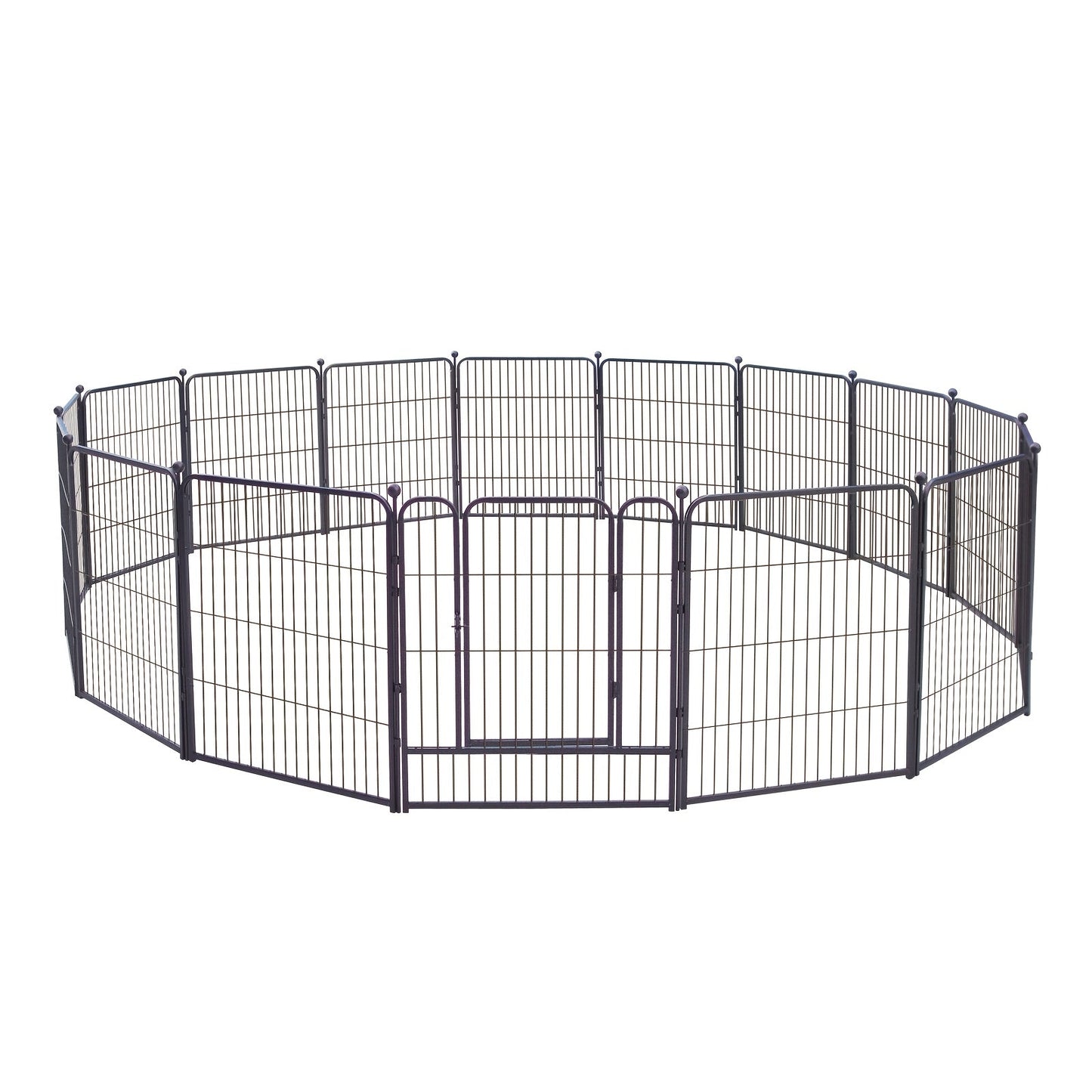 Heavy Duty Metal Dog Playpen – Portable Foldable Exercise Pen Fence for Small Medium Large Dogs, 8 or 16 Panels, No Assembly Required, Perfect for Indoor Outdoor Yard RV Camping
