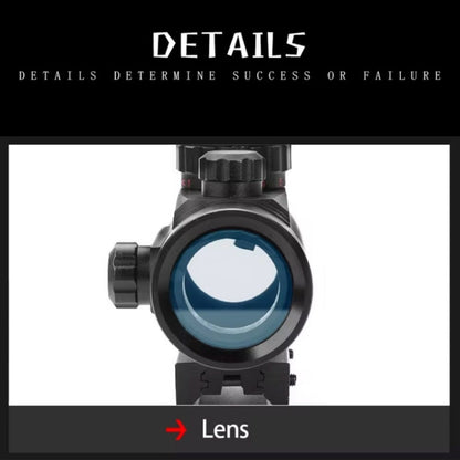 Tactical Red Green Dot Rifle Scope 1x40mm Reflex Sight – Aluminum Alloy Reflector Optic, Fits 20mm Picatinny Weaver Rail & 11mm Dovetail Rail – for Hunting, Shooting & Tactical Use
