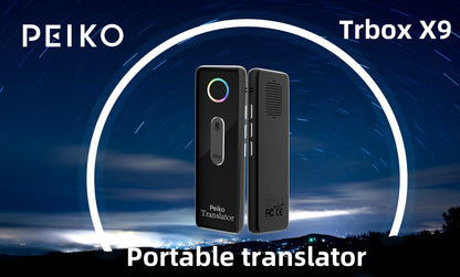 Portable Language Translator Device – Two-Way Instant Voice Translation, 136 Languages, WiFi & Offline Support, High Accuracy AI Translator for Travel, Business, Learning & International Communication
