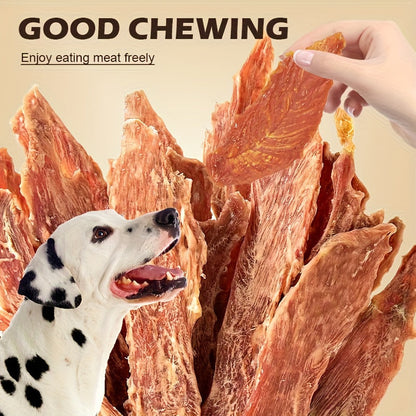 Chicken & Duck Jerky Pet Treats 105g – Grain-Free High Protein Healthy Snacks for Dogs & Cats, Chicken Breast Slices + Duck Jerky Combo, Dental Chews & Training Rewards for Puppies Kittens Adults