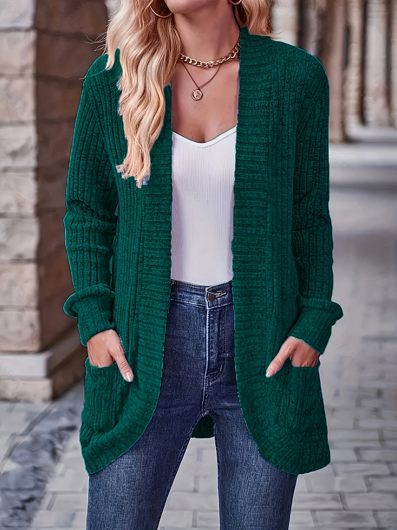 Women's Loose Casual Long Sleeve Blouse Solid Color Pocket Thread Splicing Relaxed Fit Top 10 Colors S-XXL Everyday Wear