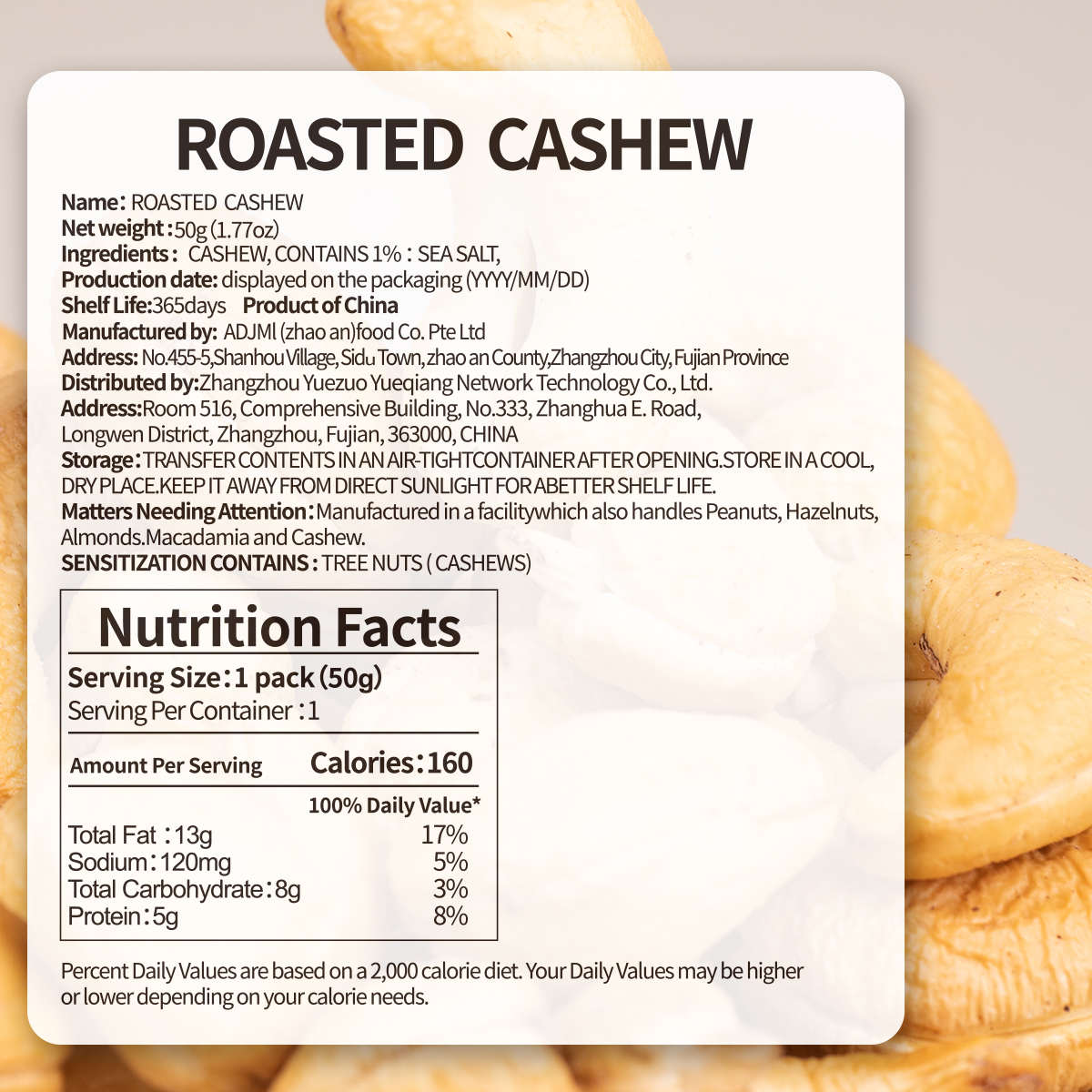 Roasted Salted Cashews – Gluten Free High Protein Keto Snack, 0 Trans Fat & Cholesterol, Single Serve Packs for Office, Pre & Post Workout, Yoga Recovery & Health-Conscious Families
