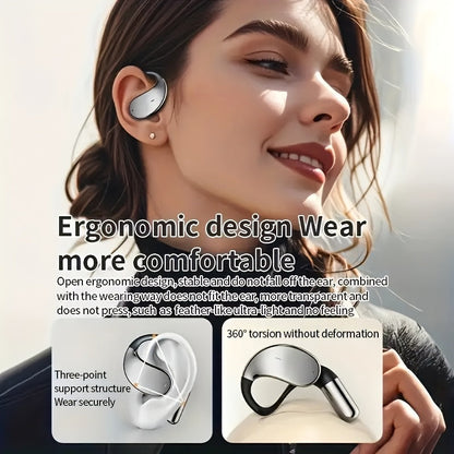 AI Translation Headset Bone Conduction Wireless Real-Time Translation 156 Languages 6-Mic Noise Cancellation Touch Control Deep Bass USB Charging – MIMIDI