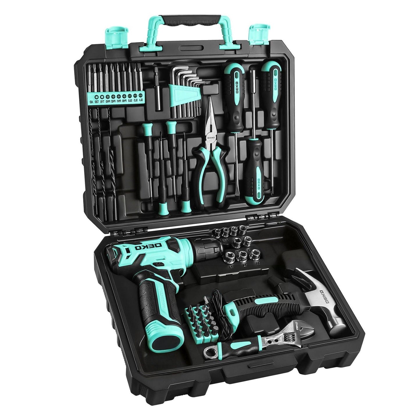 119/151 PCS Cordless Drill Tool Set 8V USB-C Rechargeable with LED – Lightweight All-in-One Home Repair Kit for Women, DIY, Garden & Furniture Assembly, 6 Colors, Great Gift