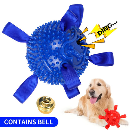 Chew-Resistant Dog Ball Toy for Fetch & Training – Durable Polo Balls for Golden Retrievers, Bulldogs, Shiba Inu, Corgi & Australian Shepherd, Self-Play & Obedience Exercise