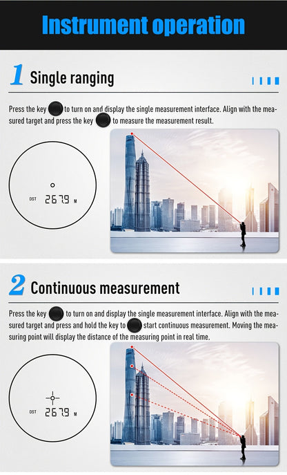 1200 Yard Laser Golf Rangefinder 6X Magnification Slope Switch Pulse Vibration Target Lock Type-C Rechargeable – Trajectory Compensation for Golf & Hunting