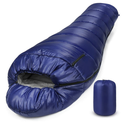 Mummy Sleeping Bag 15-45°F 3-4 Season Cold Weather Sleeping Bag for Adults – Warm Lightweight Washable Camping Sleeping Bag for Hiking, Backpacking, Traveling & Outdoor Activities