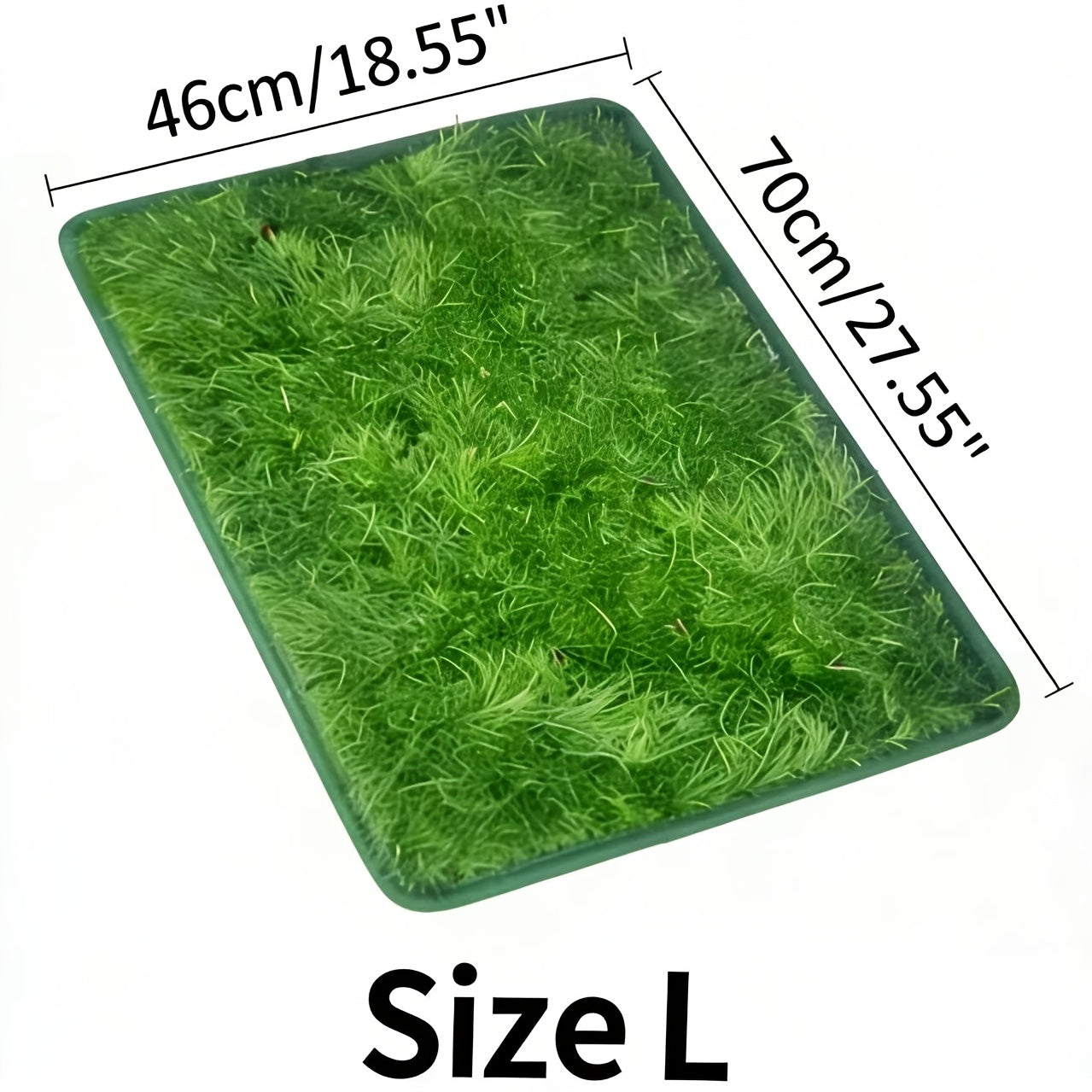 Artificial Grass Dog Pee Pad Washable Reusable Odor Control Indoor Puppy Potty Training Mat 18.11" x 27.56" – Dog Urine Grass Pad