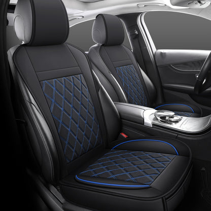 Universal Front Car Seat Covers 2-Pack Full Surround High-Back Bucket Seat Protector Anti-Slip Easy Install for Cars SUVs Trucks - Multiple Colors & Styles