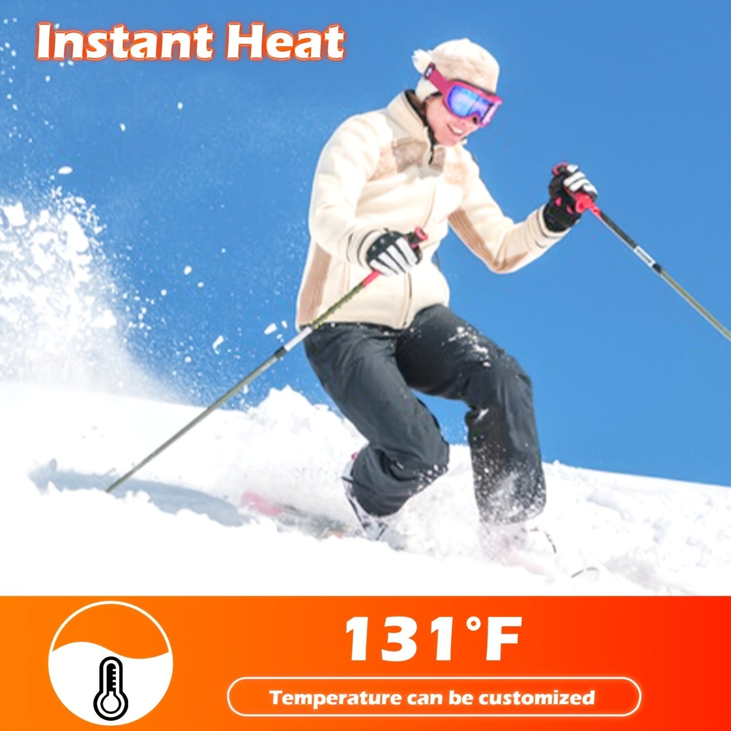 Hand & Body Warmers Air-Activated Up to 10 Hours Heat Ultra Thin Odorless Safe Warmers for Hands Body Toes – Bulk Packs 10 to 280 Count for Camping Hiking Outdoor Winter