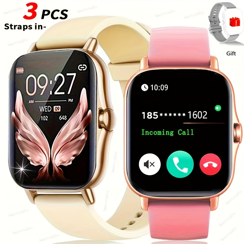 Smart Watch 1.83" Bluetooth Calling & Message Fitness Tracker – Multi-Sport Modes, Music Playback, Remote Camera, GPS Positioning, Compatible with Android & iPhone, Perfect Gift for Men & Women