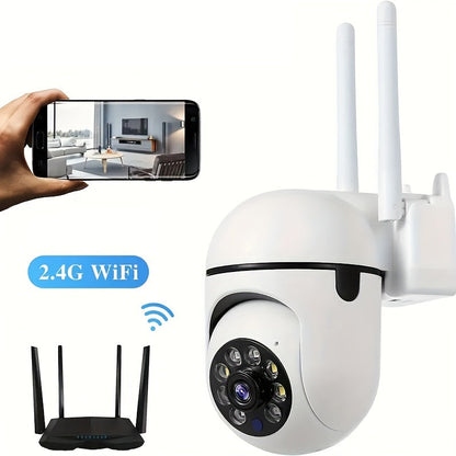 WiFi Security Camera 2-Pack 3MP Full HD - Night Vision, 2-Way Audio, Motion Detection & Real-Time Alerts, IP54 Waterproof Indoor Outdoor Surveillance Camera with App Remote Access & USB