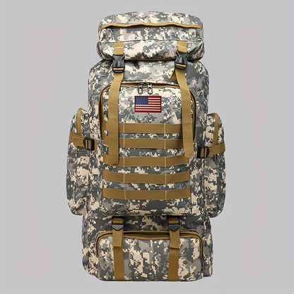 21 Gal Tactical Hiking Backpack 3-Day Assault Pack – Unisex MOLLE Oxford Fabric DIY Adjustable System for Hiking Camping Hunting Travel & Sports, 6 Colors