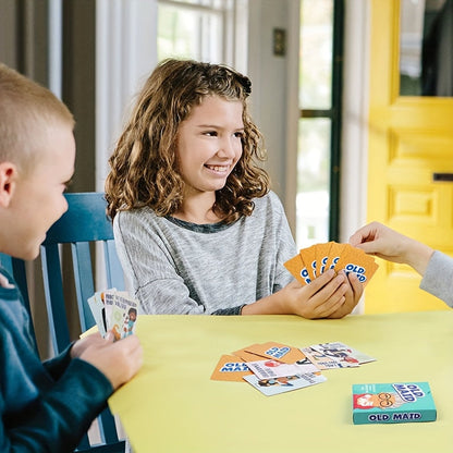 6-in-1 Kids Card Games Set with 6 Decks – Go Fish, Old Maid, Crazy Eights, Memory Match, Slap Jack & Animal Cards | Family Game Night for Ages 4+, Birthday & Christmas Gift, Stocking Stuffer