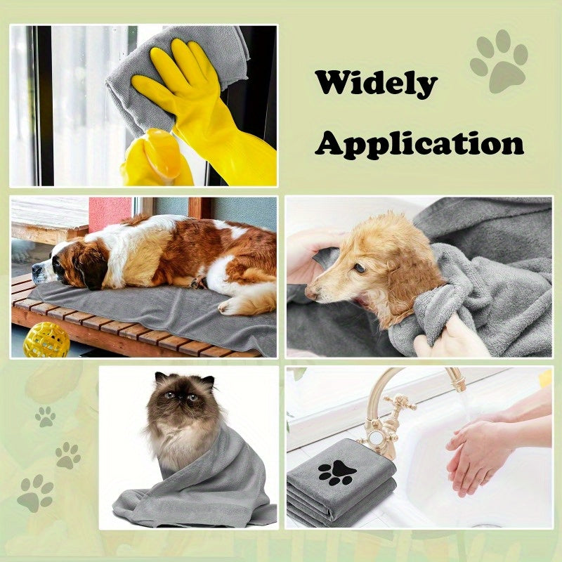 Dog Grooming Kit 6 Piece – Brush, Silicone Washing Gloves, Microfiber Towel & Shedding Tool, No Power Required, Essential Pet Care Set for Shiny Coat, Gift for Dog Owners