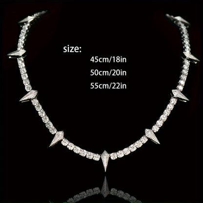Wolf Tooth Pendant Necklace for Men Gothic Tribal Spike Chain Necklace Bold Statement Jewelry Sizes 18 20 22 Inch Gift for Him Christmas Valentine Birthday