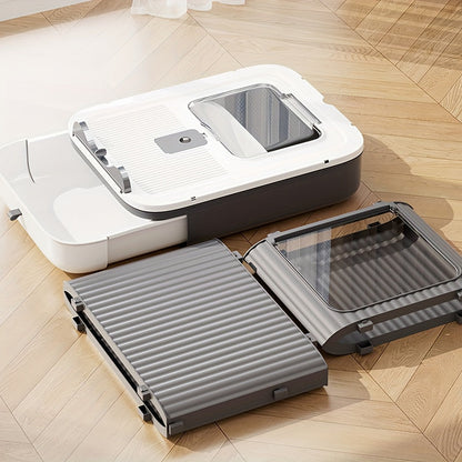 Large Enclosed Cat Litter Box with Lid - Covered Design for Odor Control & High Privacy, Easy Clean Modern Cat Toilet for Multiple Cats, Includes Garbage Bags, Extra Large Cat Litter Box Furniture