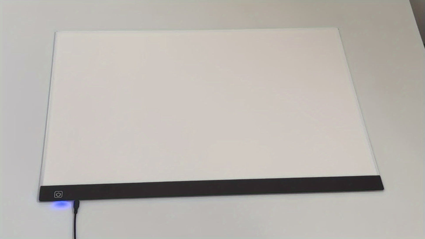 A2 LED Light Pad for Diamond Painting Tracing Drawing 3-Level Brightness USB Powered Ultra-Thin Acrylic Light Board 15.75x23.62 Inch Diamond Art Supplies Animation