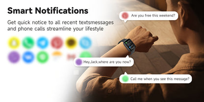 Smart Watch for Men & Women with Wireless Calling & Built-in Alexa – 1.83" HD Touch Screen, 100+ Sports Modes, Heart Rate Monitor, Waterproof Fitness Tracker, Compatible with iPhone & Android