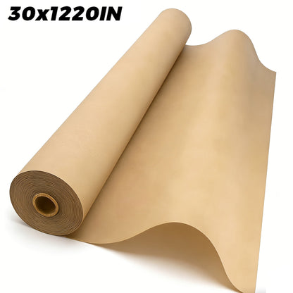 Kraft Paper Roll 80GSM for Gift Wrapping, Bouquet Flower Packing, Bulletin Board, Craft Art, Moving & Shipping – Available in Black, Red, Brown & White – Multi-Size Wrapping Paper Roll