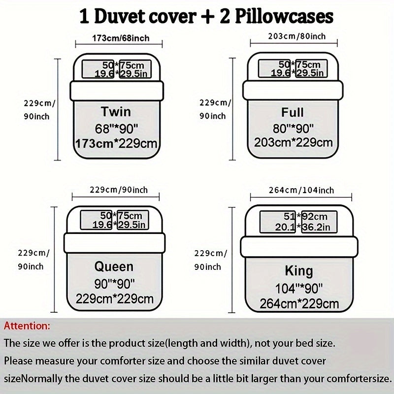 Red & Blue Plaid Duvet Cover Set – 3-Piece Digital Print Bedding, All-Season Quilt Cover with Pillowcases, Twin Full Queen King, Machine Washable, No Filling Included