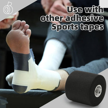 Pre Wrap Tape 4-Rolls Athletic Foam Underwrap for Sports - Protect Ankles Wrists Hands Knees, 2.75 Inch x 30 Yards Each Roll, OK TAPE Sports Underwrap