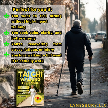 Tai Chi Walking for Seniors - Effortless Weight Loss & Gentle Care with the 28-Day Triple Method, Japanese Intervals & Qigong Walking, Low-Impact Fitness Guide for Older Adults