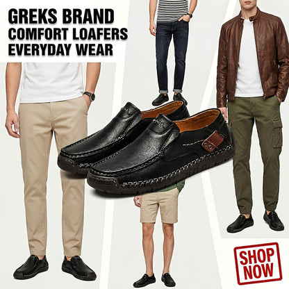 Men's Slip-On Loafers – Lightweight Breathable Casual Shoes for Driving Walking Daily Wear, Comfortable Non-Slip Sole, Easy On Off Design, Perfect for Men Who Value Style & Comfort
