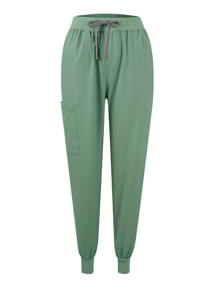 Unisex Medical Scrubs Set – Breathable Quick-Dry V-Neck Top & Drawstring Jogger Pants, Nursing Uniform for Women & Men, 7 Colors, Sizes S-XXL, Ideal for Hospitals, Dental Clinics & Veterinary Work