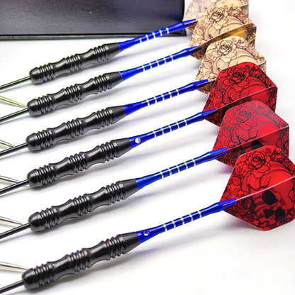 Steel Tip Darts Gift Set with Skull Wings – Deluxe Gift Box, Iron Tip & Aluminum Alloy Shaft, Multiple Sizes – for Indoor Club Entertainment, Sports Competitions & Casual Dart Games