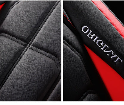 Faux Leather Car Seat Covers Universal Fit – Waterproof & Dirt-Resistant Protective Seat Cover for Cars, SUVs, Vans & Trucks, 1pc / 2pcs / 5pcs Set, Multiple Colors