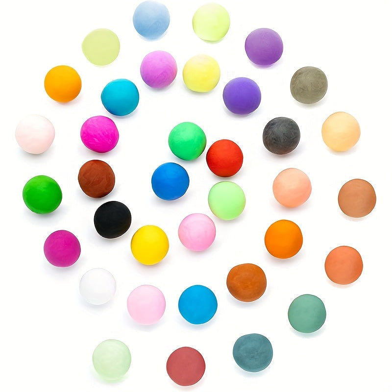 Air Dry Clay Kit for Kids Natural Modeling Clay Magic Foam DIY Molding Clay Slime Add-Ins Craft Supplies Non-Toxic 12 to 144 Colors Gift for Kids